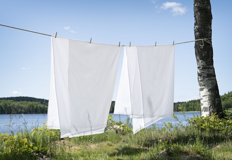 Borganäs Lakan Underlakan Vit 180x260 cm