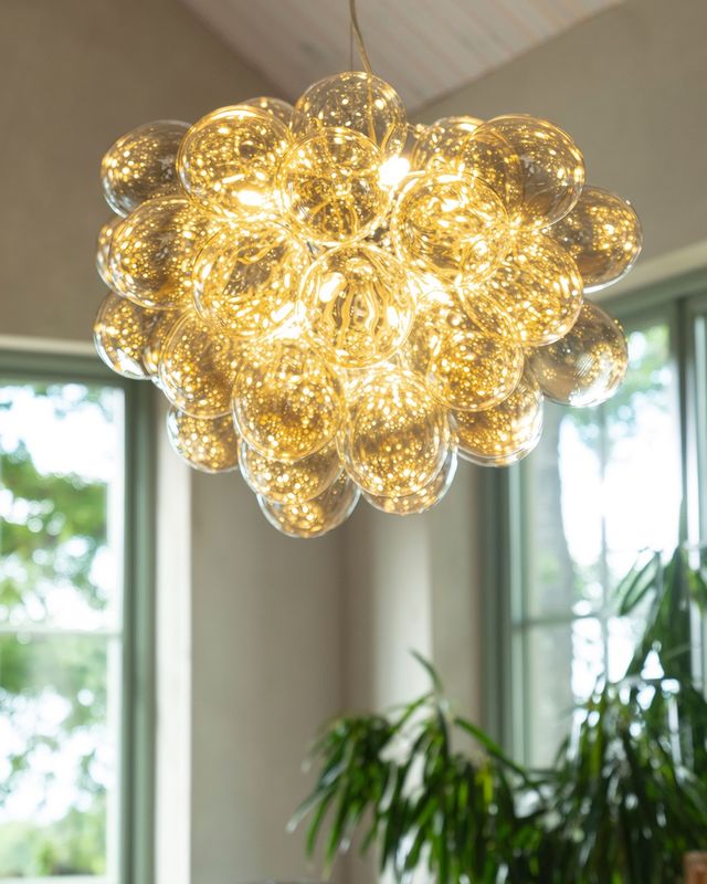 By Rydéns Gross taklampa Ø62 cm amber