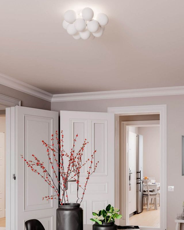 By Rydéns Gross plafond Ø30 cm vit matt
