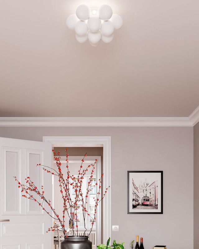 By Rydéns Gross plafond Ø30 cm vit matt