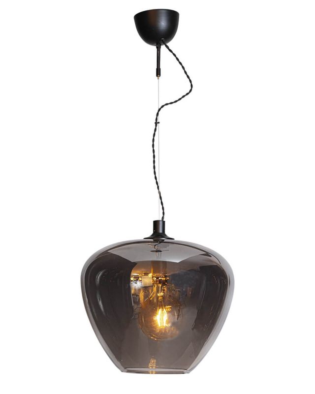 By Rydéns Bellissimo taklampa Ø40 cm rökgrå