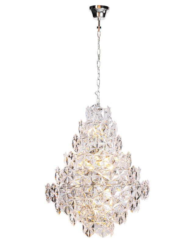 By Rydéns Monarque taklampa Ø58 cm krom
