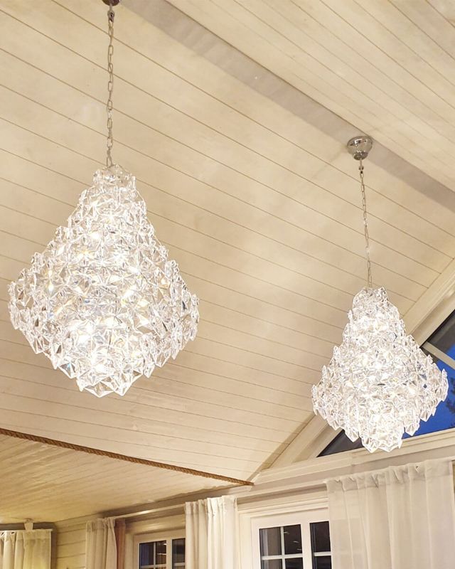 By Rydéns Monarque taklampa Ø58 cm krom