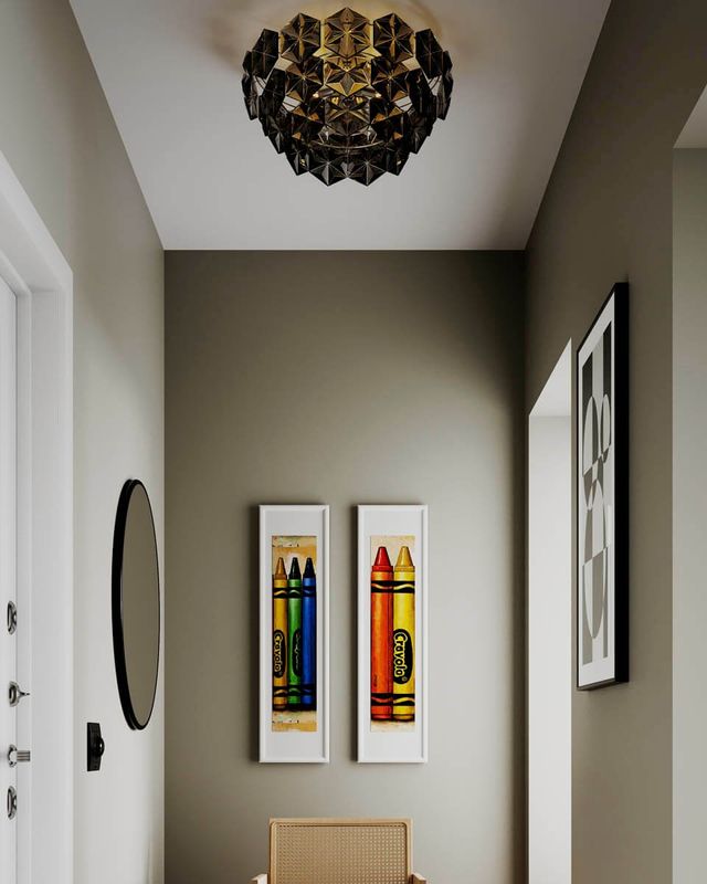 By Rydéns Monarque plafond svartkrom