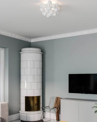 By Rydéns Gross plafond Ø50 cm vit matt