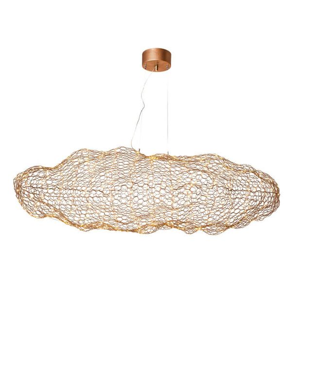 By Rydéns Hayden taklampa L76 cm guld