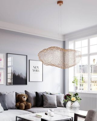 By Rydéns Hayden taklampa L76 cm guld