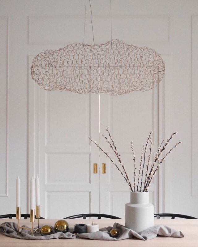 By Rydéns Hayden taklampa L76 cm guld
