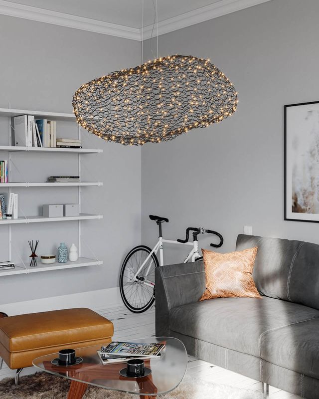 By Rydéns Hayden taklampa L115 cm svart matt