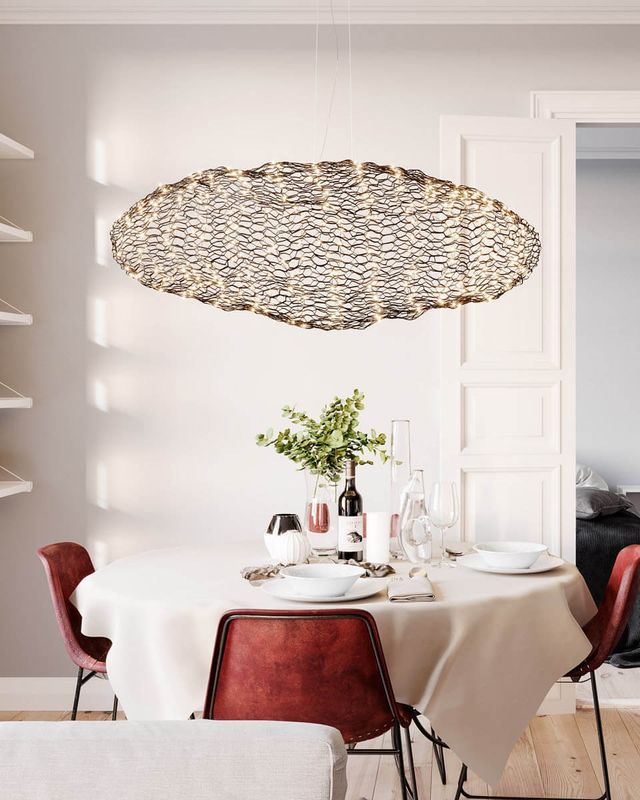 By Rydéns Hayden taklampa L115 cm svart matt