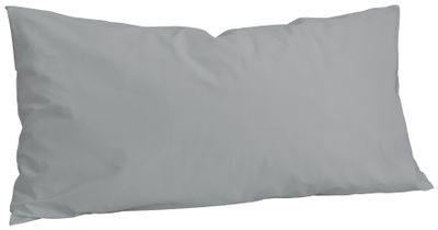Borganäs örngott i bomull mörkgrå 50x90 cm