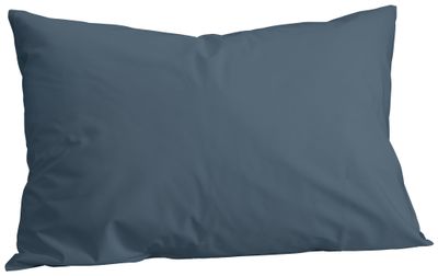 Borganäs Örngott i bomull Marinblå 65x90 cm