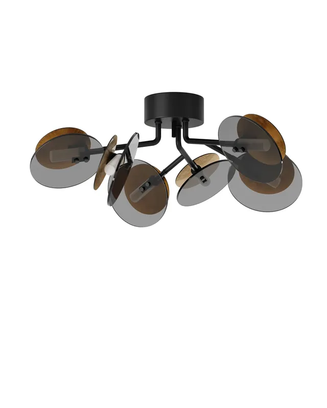 By Rydéns Turno plafond Ø66 cm svart matt