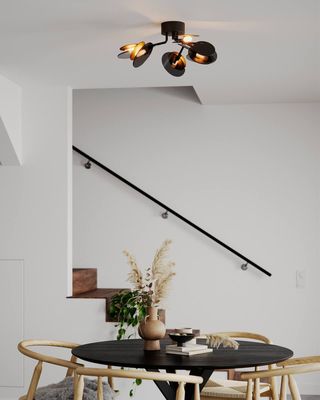 By Rydéns Turno plafond Ø66 cm svart matt