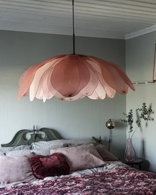 By Rydéns Lou taklampa Ø80 cm rosa