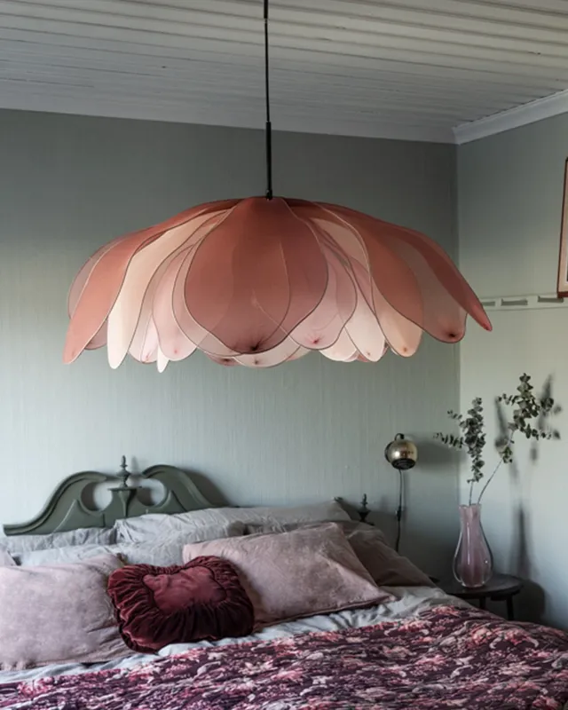 By Rydéns Lou taklampa Ø80 cm rosa