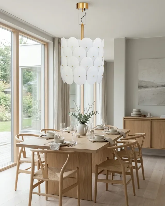 By Rydéns Omlott taklampa Ø50 cm mässing