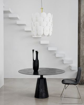 By Rydéns Omlott taklampa Ø50 cm mässing