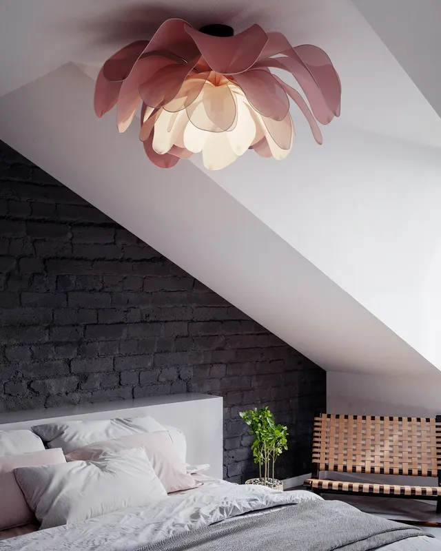 By Rydéns Lou plafond Ø80 cm rosa