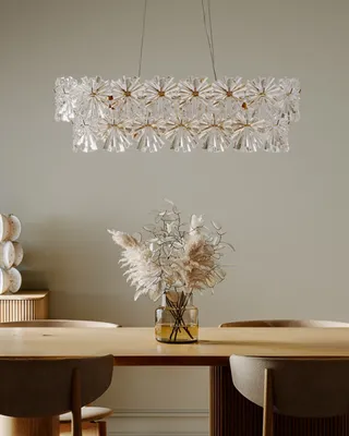By Rydéns Lorraine taklampa L75 cm klarglas