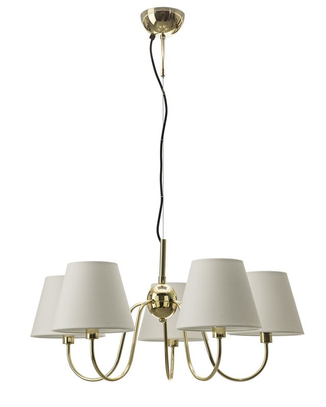 By Rydéns Lynx taklampa Ø75 cm mässing