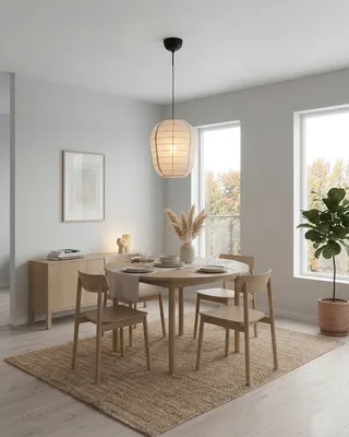 By Rydéns Delino taklampa H50 cm Ø40 cm natur