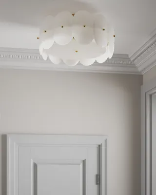 By Rydéns Omlott plafond Ø53 cm mässing