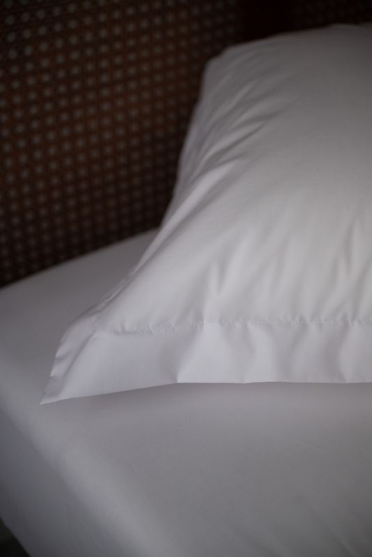 Borganäs Egyptisk Bomull Percale örngott vit 50x60 cm