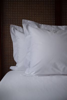 Borganäs Egyptisk Bomull Percale örngott vit 50x60 cm