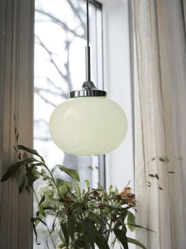 PR Home Elsy Fönsterlampa Salvia krom D18 cm