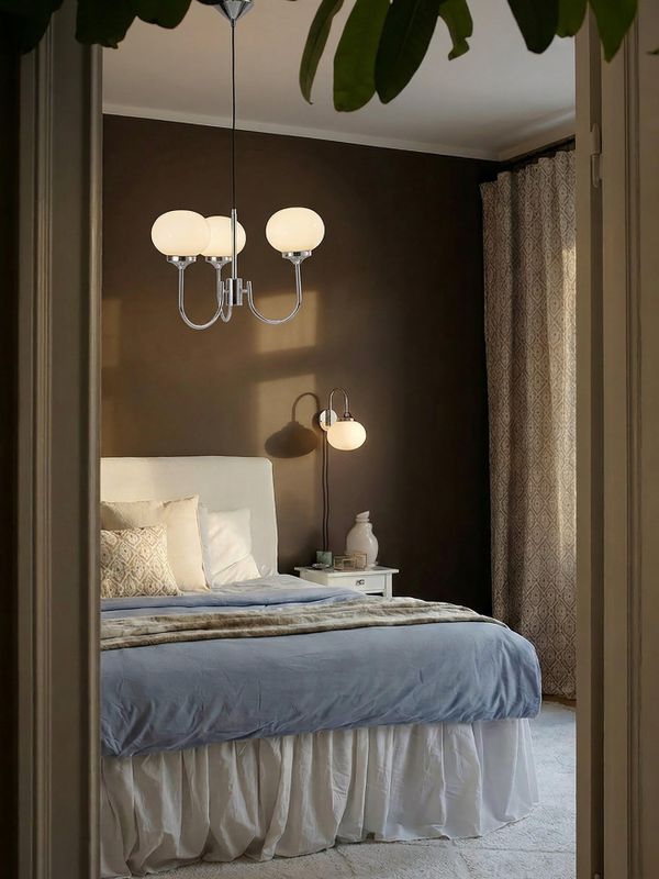 PR Home Elsy Taklampa Vit krom 59 cm