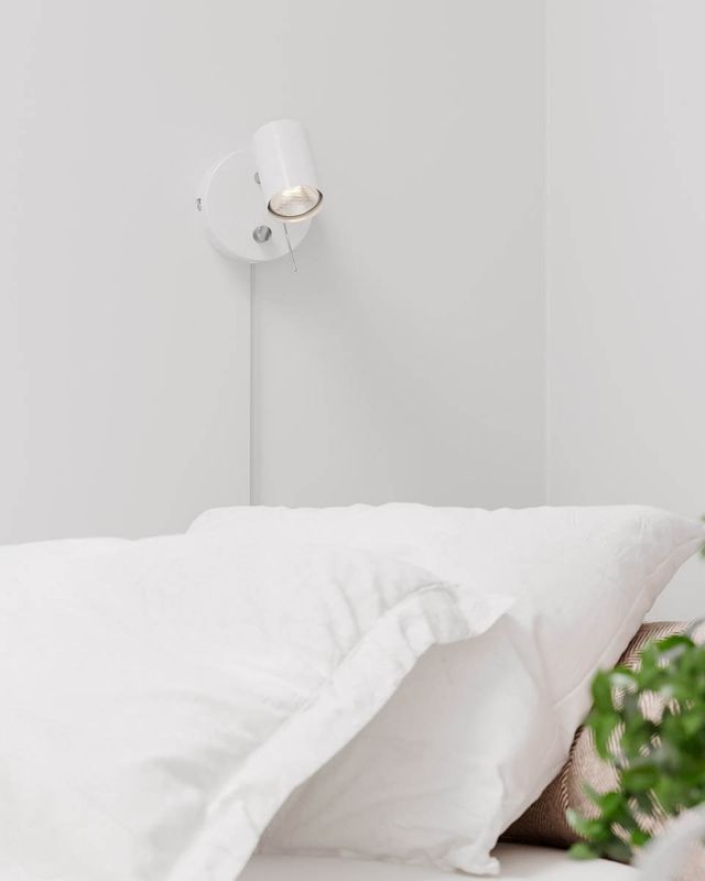 By Rydéns Correct vägglampa vit matt