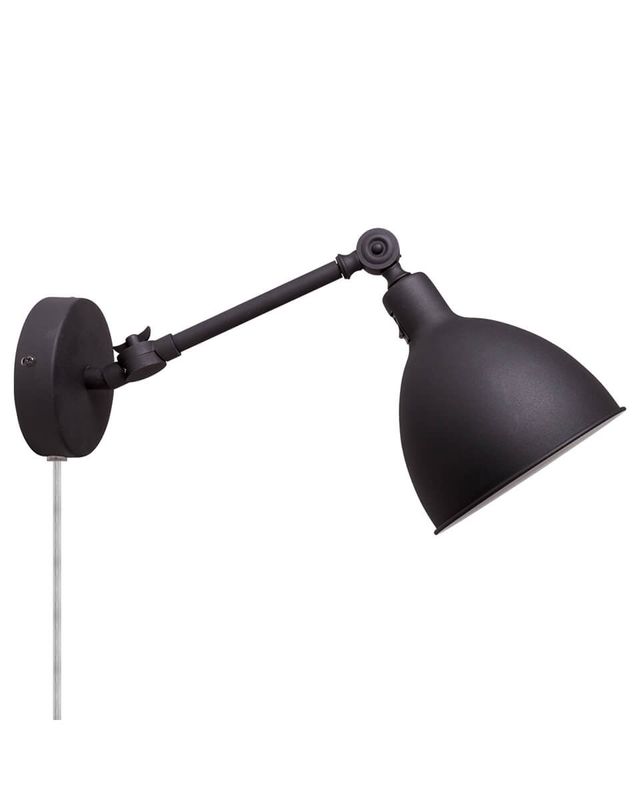 By Rydéns Bazar vägglampa sandsvart