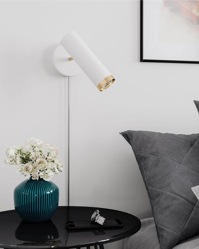 By Rydéns Puls vägglampa vit matt