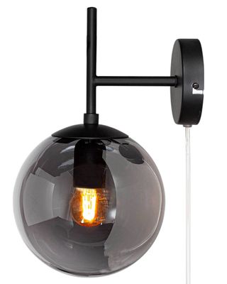 By Rydéns Boyle vägglampa rökgrå