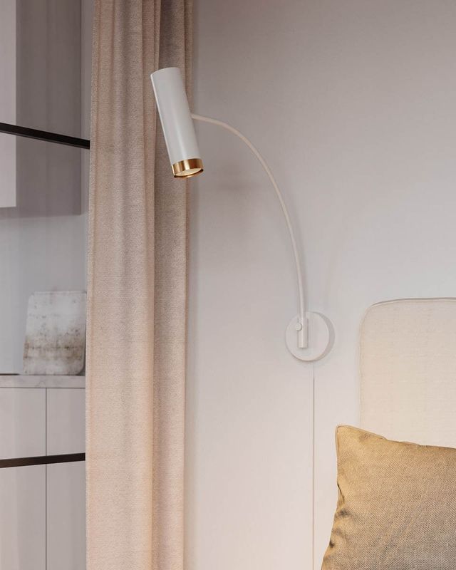 By Rydéns Puls vägglampa vit matt
