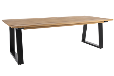 Brafab Laurion Matbord Svart/Teak