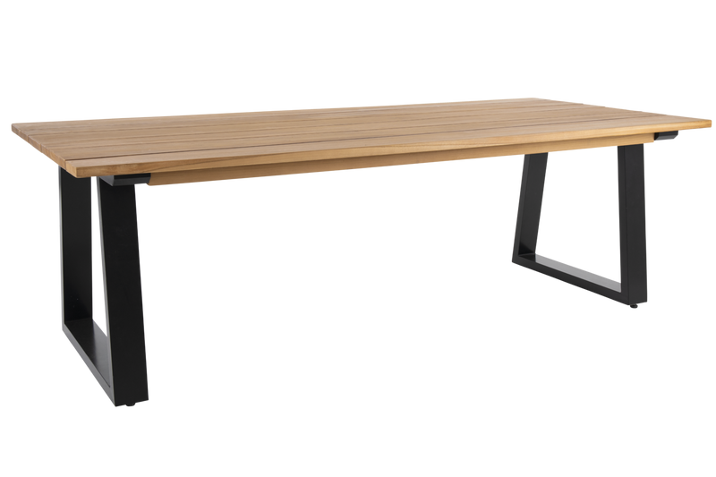 Brafab Laurion Matbord Svart/Teak