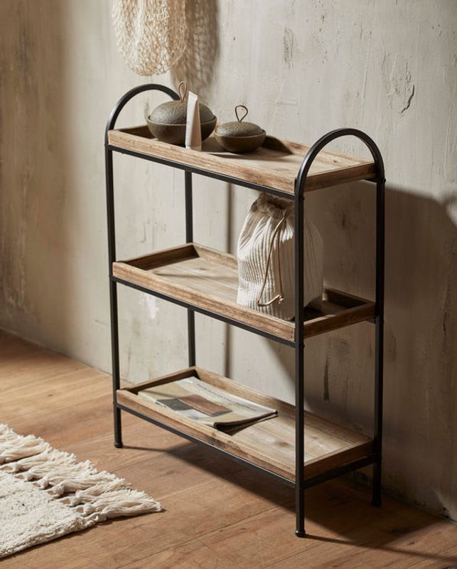 Nordal PATNA Järn- och Trähylla