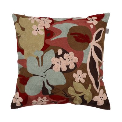 Redlunds Monique Kuddfodral Vinröd 45x45 cm