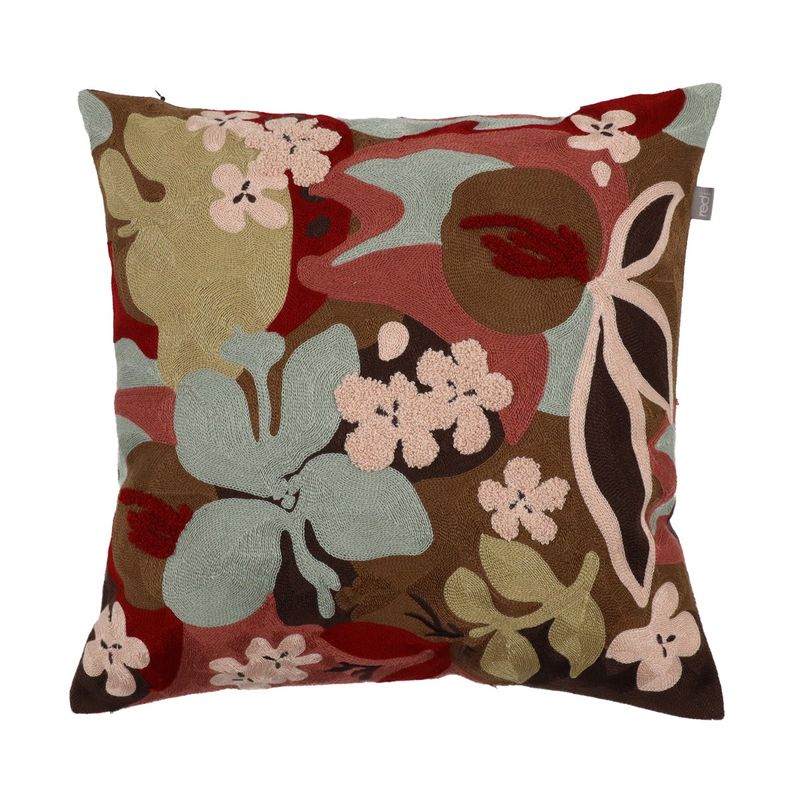 Redlunds Monique Kuddfodral Vinröd 45x45 cm