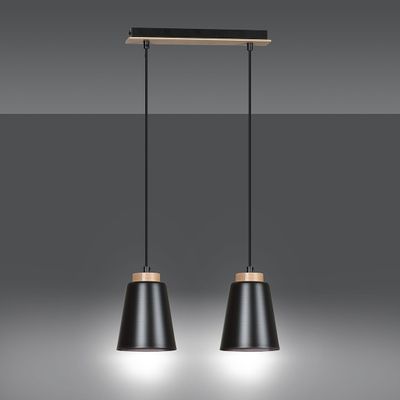 Emibig Lighting Taklampa BOLERO 2 SVART