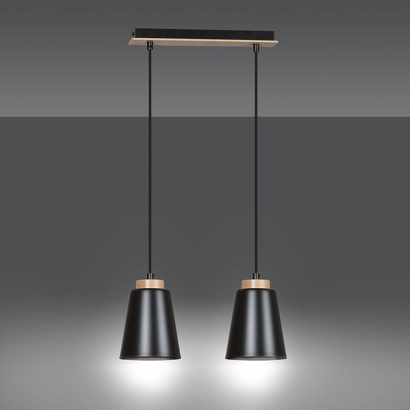 Emibig Lighting Taklampa BOLERO 2 SVART
