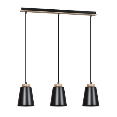 Emibig Lighting Taklampa BOLERO 3 SVART