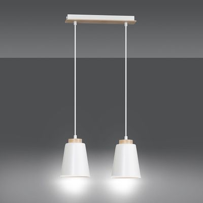 Emibig Lighting Taklampa BOLERO 2 VIT