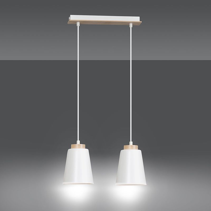 Emibig Lighting Taklampa BOLERO 2 VIT