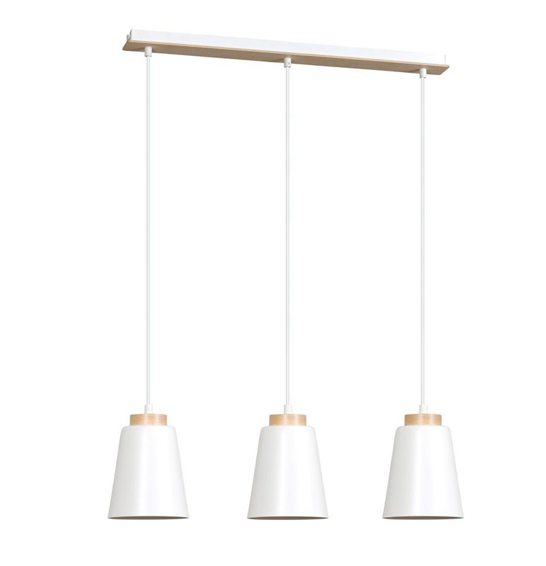 Emibig Lighting Taklampa BOLERO 3 VIT