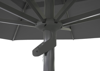 Brafab Mozzo parasoll 400x400 cm Grå/Antracit