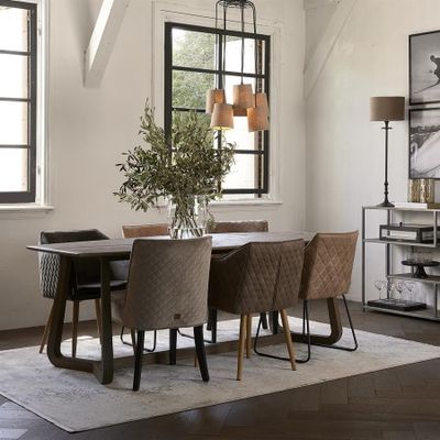 Riviera Maison Miller matbord 220x100 cm brun