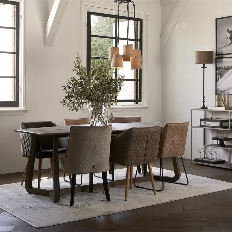 Riviera Maison Miller matbord 220x100 cm brun